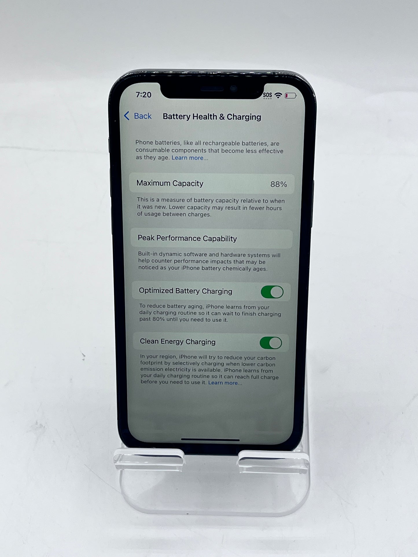 Unlocked Apple iPhone 12 Pro 6.1" 128GB NGK13LL/A A2341 Space Gray READ