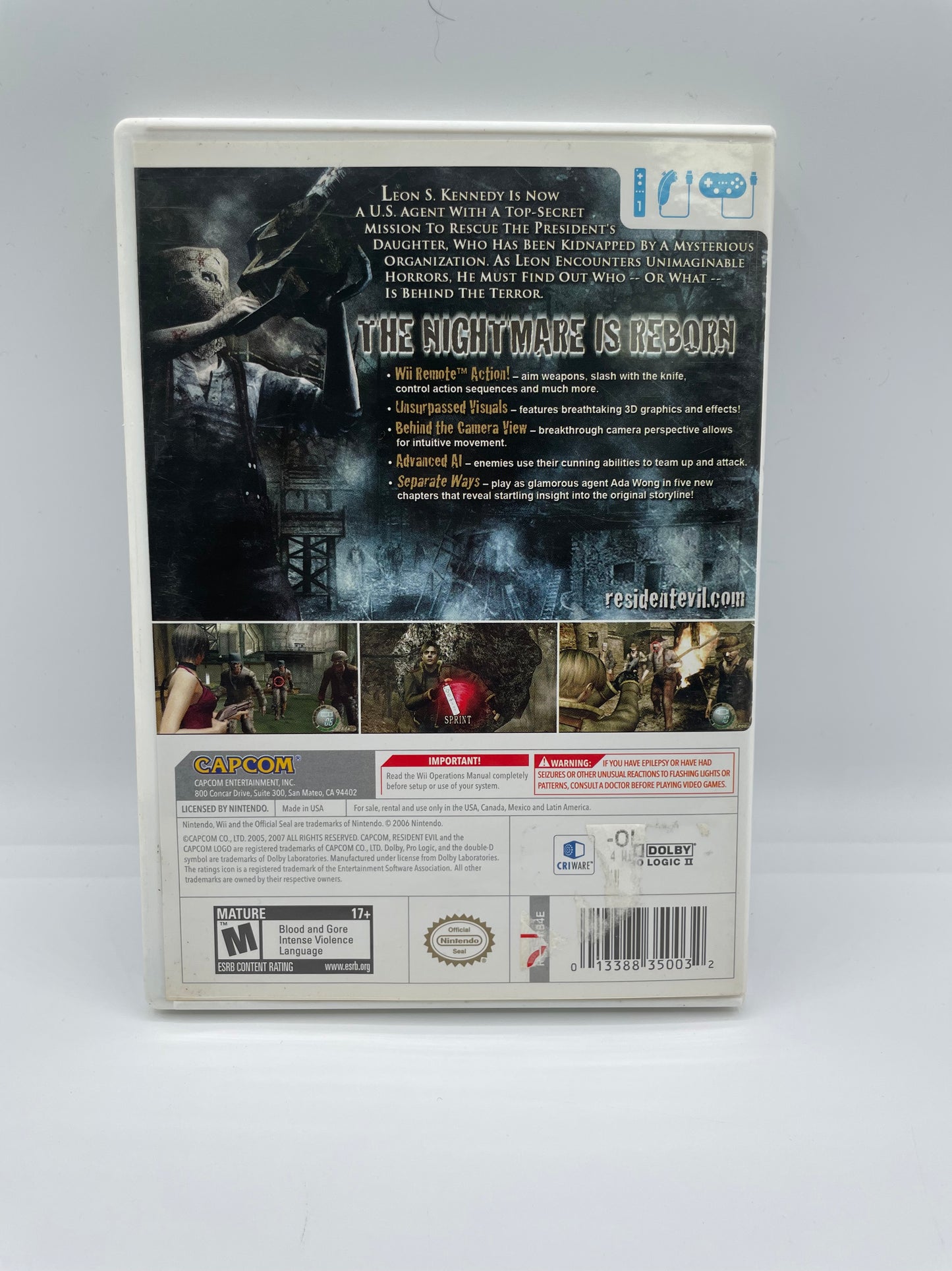 Resident Evil 4 for Wii - Complete in Box, Great Condition, Free Shipping