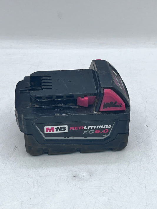 Milwaukee M18 Lithium XC 5.0 Battery 18V 5Ah - Red, Black