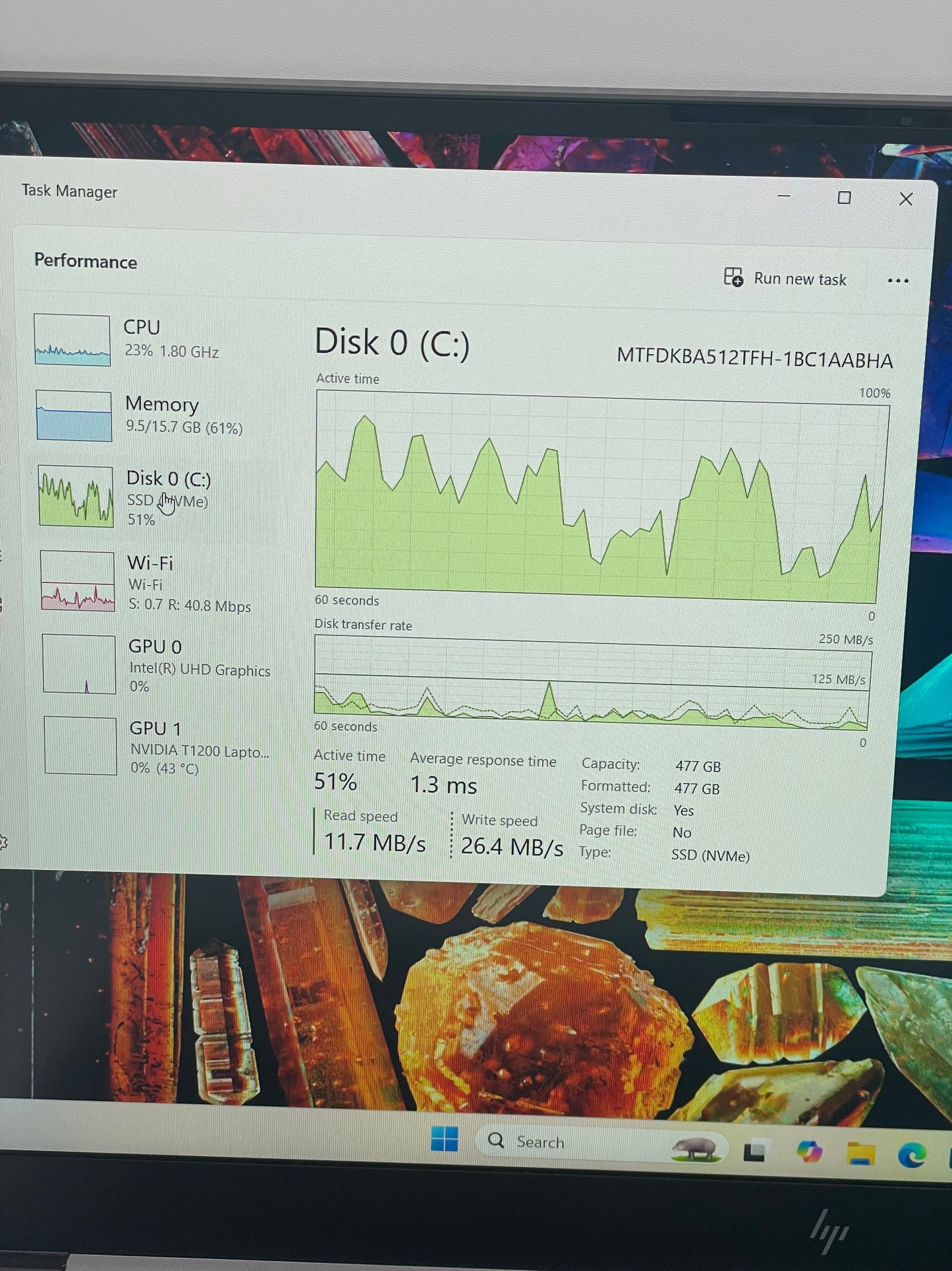HP ZBOOK STUDIO G8 15 FHD 8 Core i7-11850H 16GB Nvidia T1200 512GB SSD
