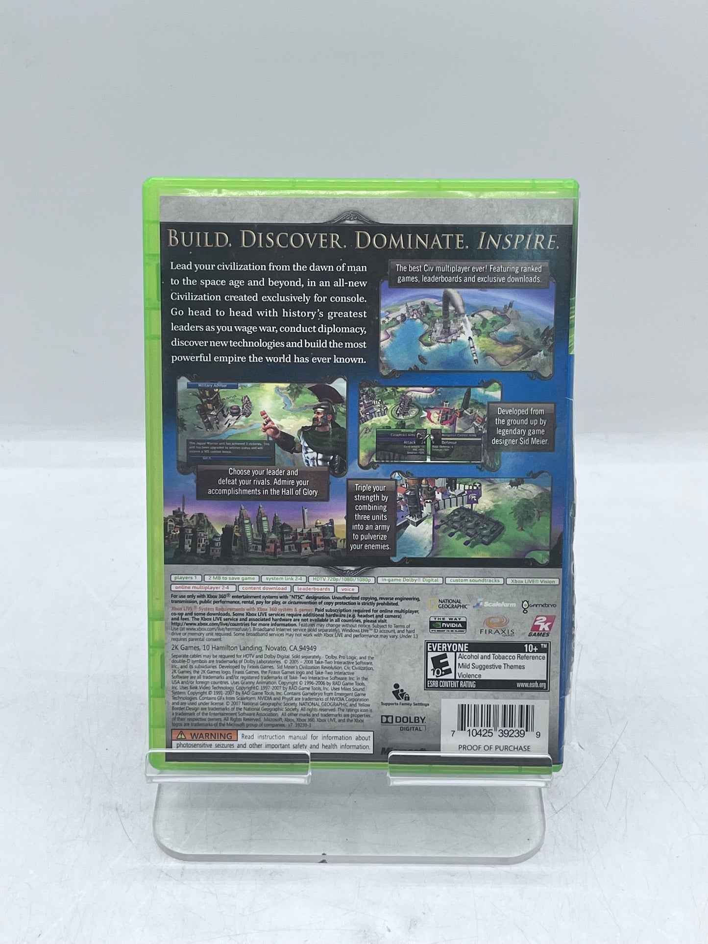 Civilization Revolution - Xbox 360 Video Game - Free Shipping