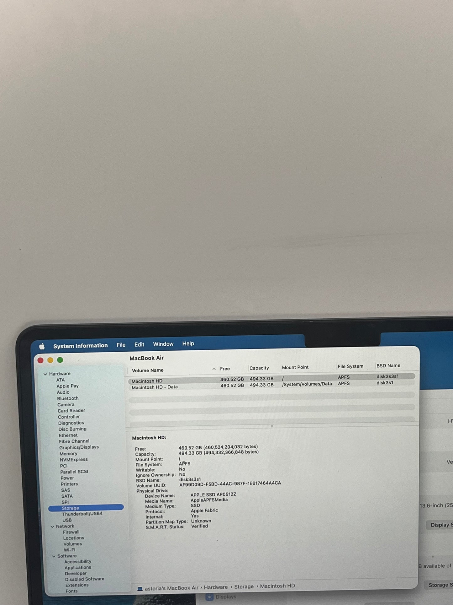 2026 Apple MacBook Air 13" M5 4.6GHz 16GB RAM 512GB SSD A3449 7 Cycle Count
