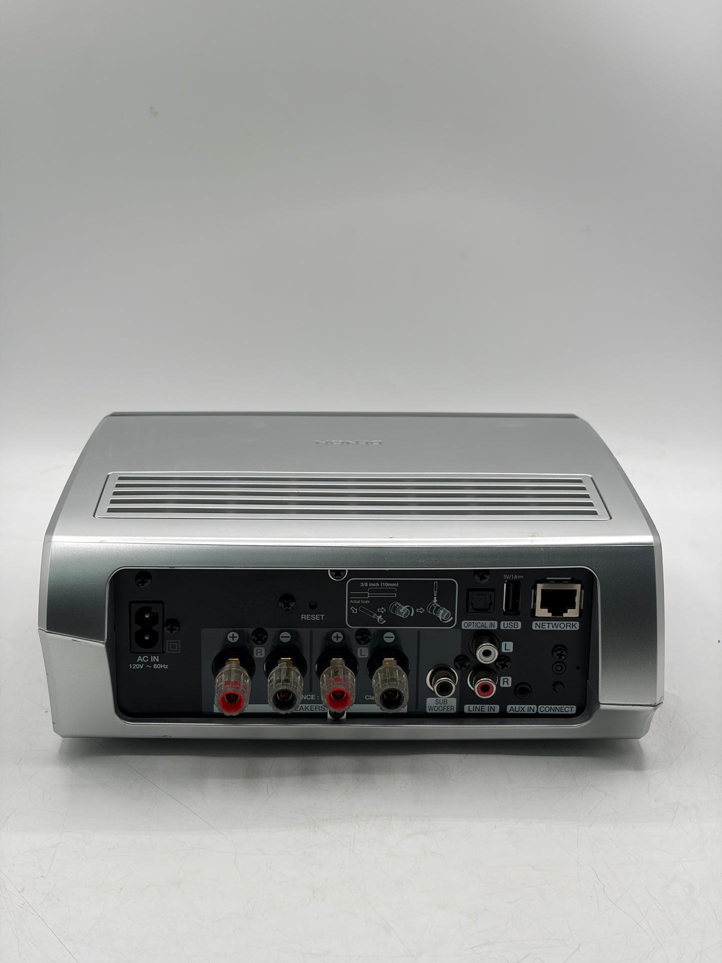 Denon HEOS Amp 2-Channel Streaming Amplifier HS1 (1st Gen) Tested & Working