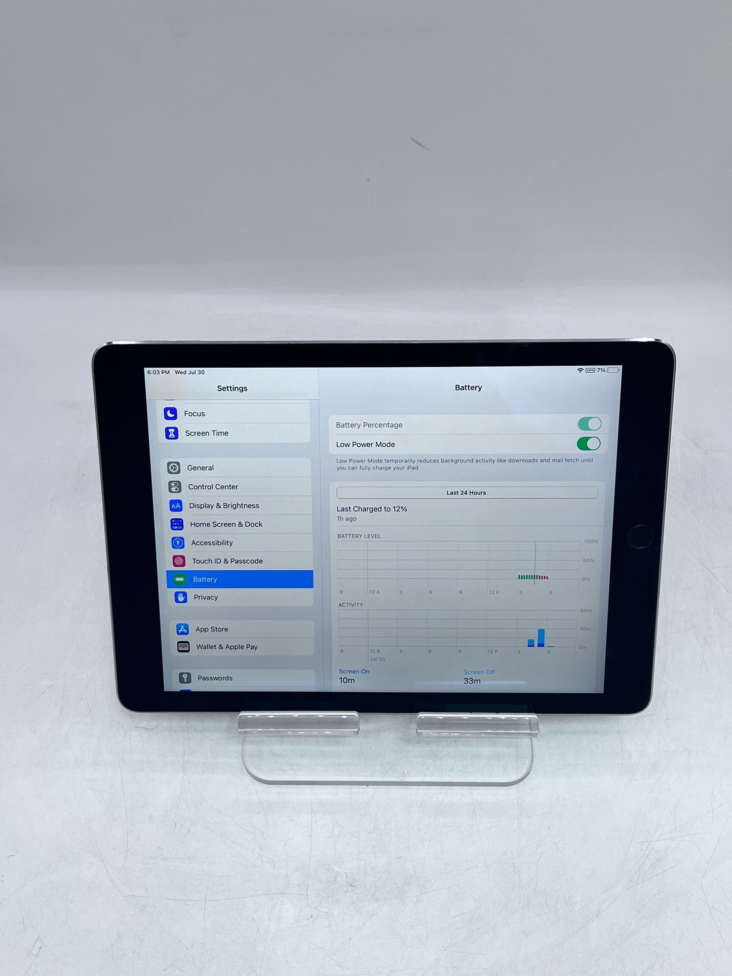 Remotely Managed Apple iPad Air (2nd Gen) A1566 MNV22LL/A 32GB - Space Gray