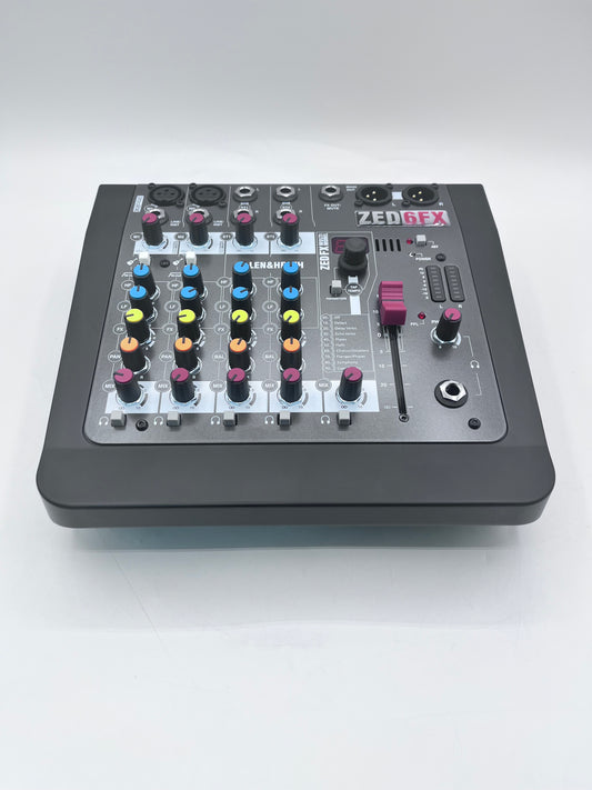 Allen & Heath ZED-6FX 6 Channel MIXER - Free Shipping - EXCELLENT