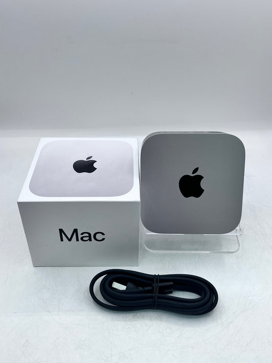 Apple Mac Mini A3238 MU9D3LL/A M4 16GB RAM 256GB SSD Sequoia 15.0 Silver New Open Box