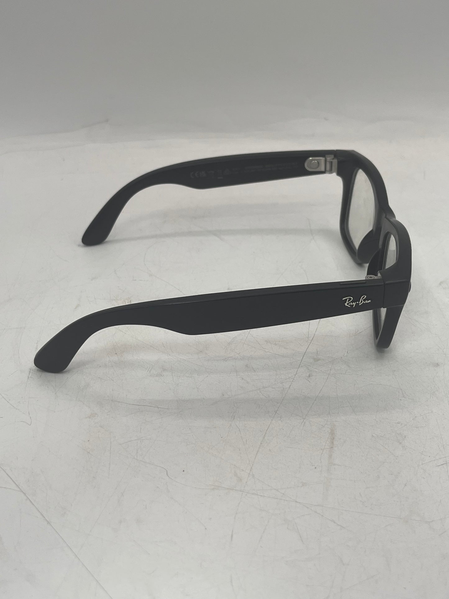 Ray-Ban Meta Wayfarer RW4006 Large Smart Glasses - Matte Black Clear (2023)