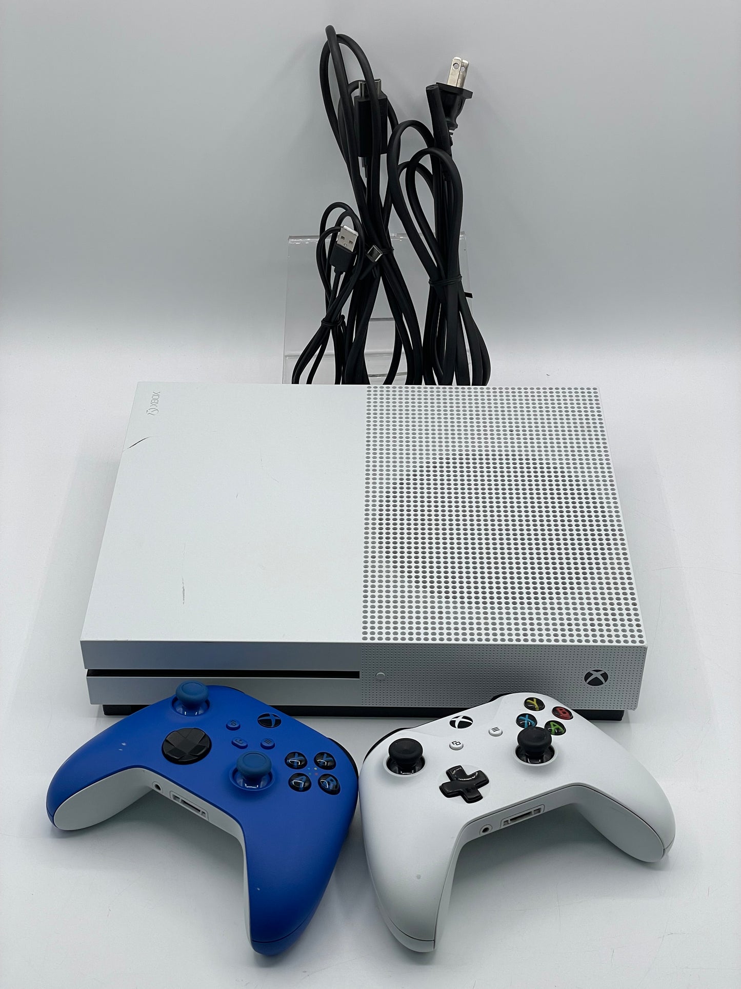 Microsoft Xbox One S 500GB Console Gaming System White 1681 with Controller