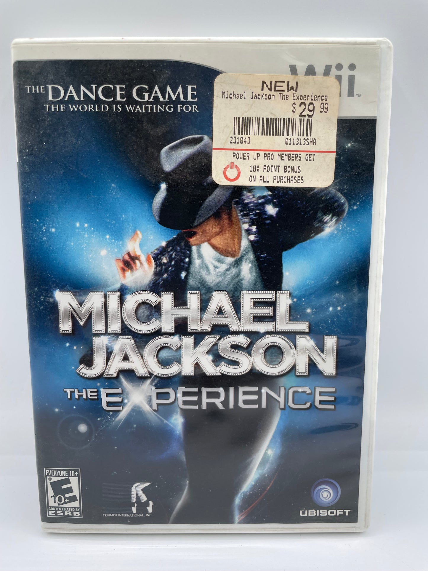 Michael Jackson The Experience - Nintendo Wii 2010 Free Shipping