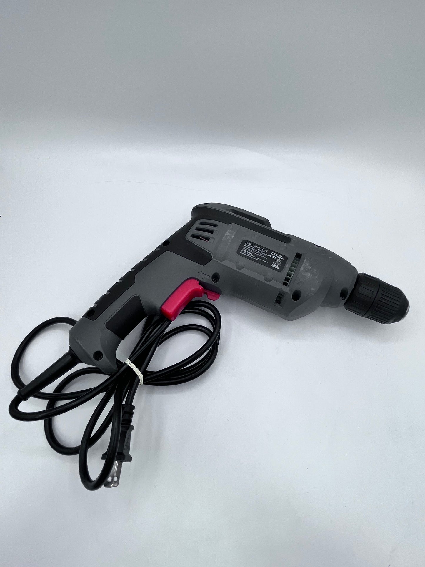 Master Mechanic 3/8" Corded Drill 134464 Power Tool Gray