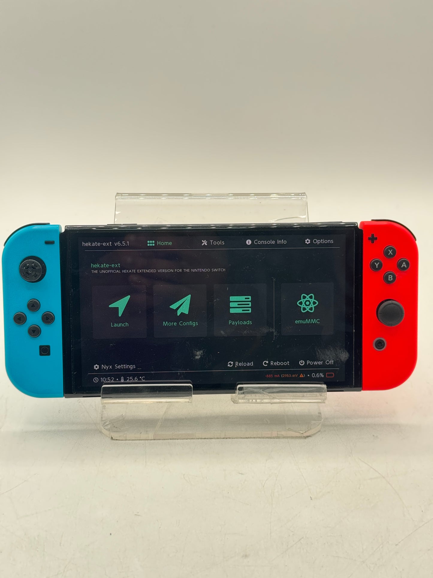 Nintendo Switch OLED Video Game Console HEG-001 Red/Blue Joycons READ!!!