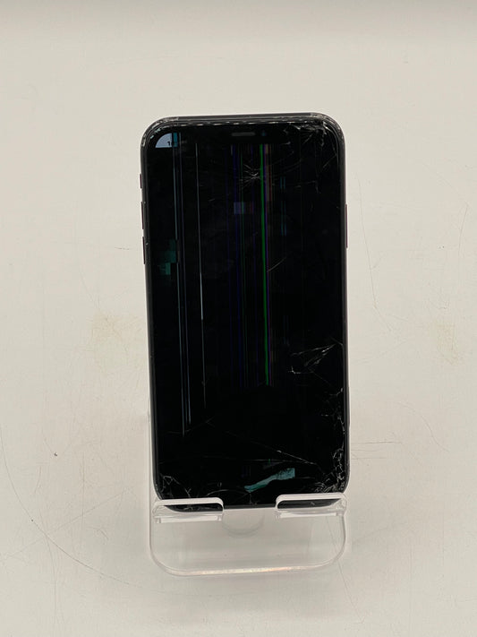 Apple iPhone XR 64GB Black - Broken Screen, Cracked Back - Unlocked
