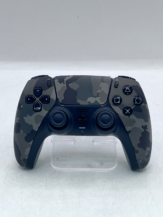 Sony Video Game Controller CFI-ZCT1W  Gray Camouflage Broken with Stick Drift
