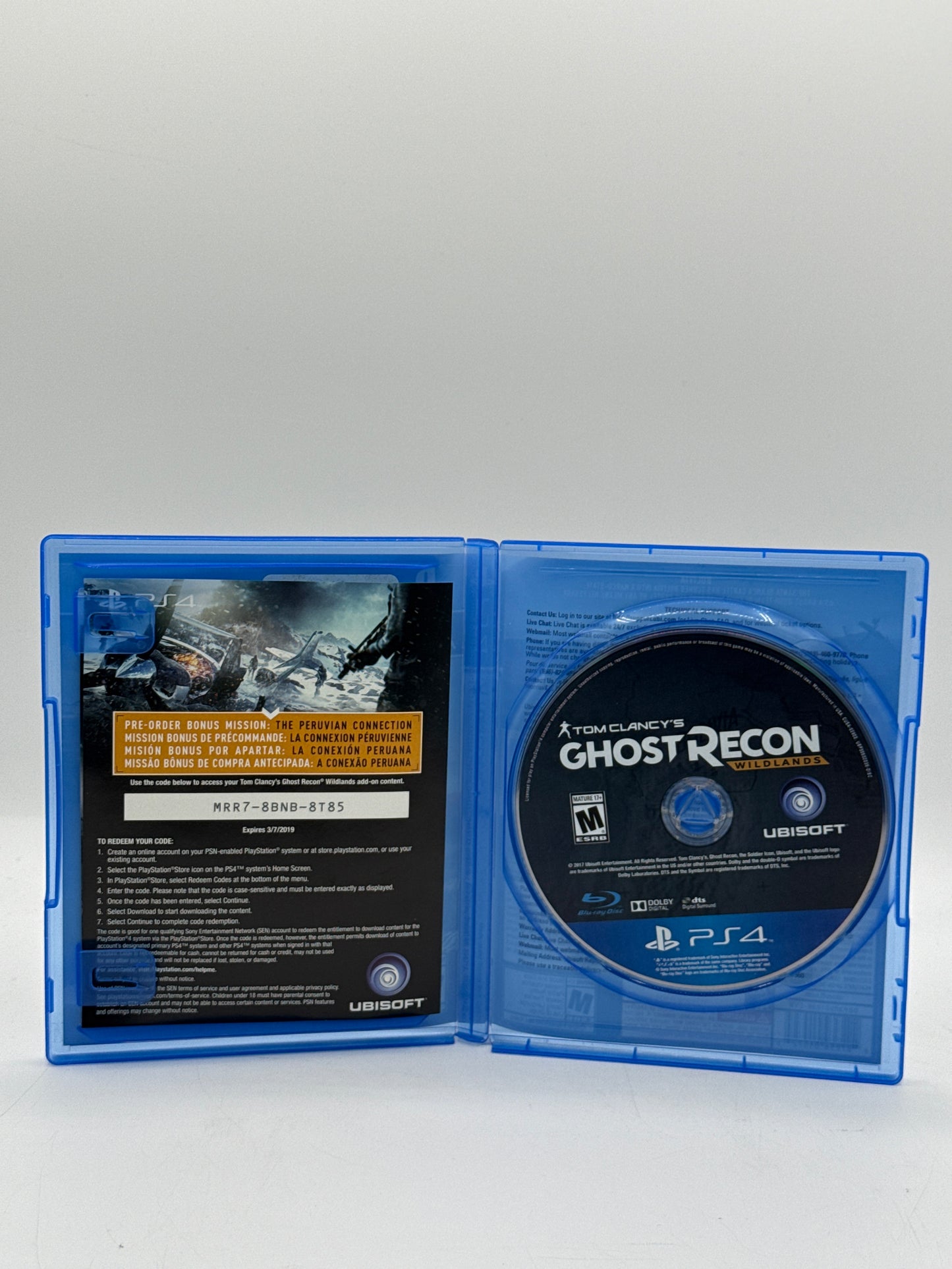 Ghost Recon Wildlands (Sony PlayStation 4 PS4, 2017) Good Condition Free Shipping