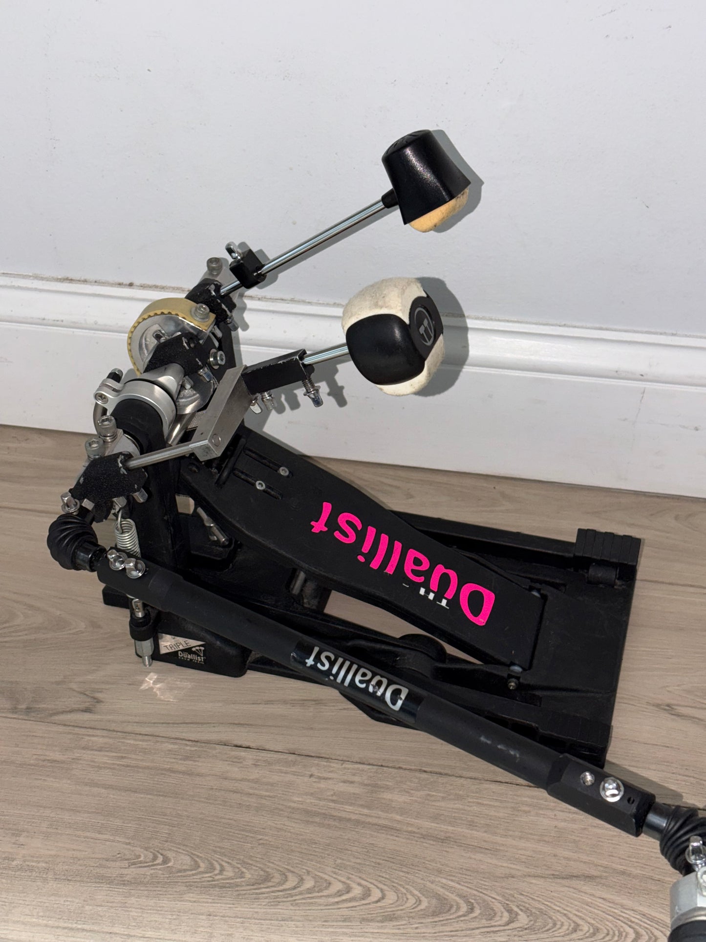 The Dualist D3 Triple Bass Drum Pedal Dual Belt Drive with Bass Attachments