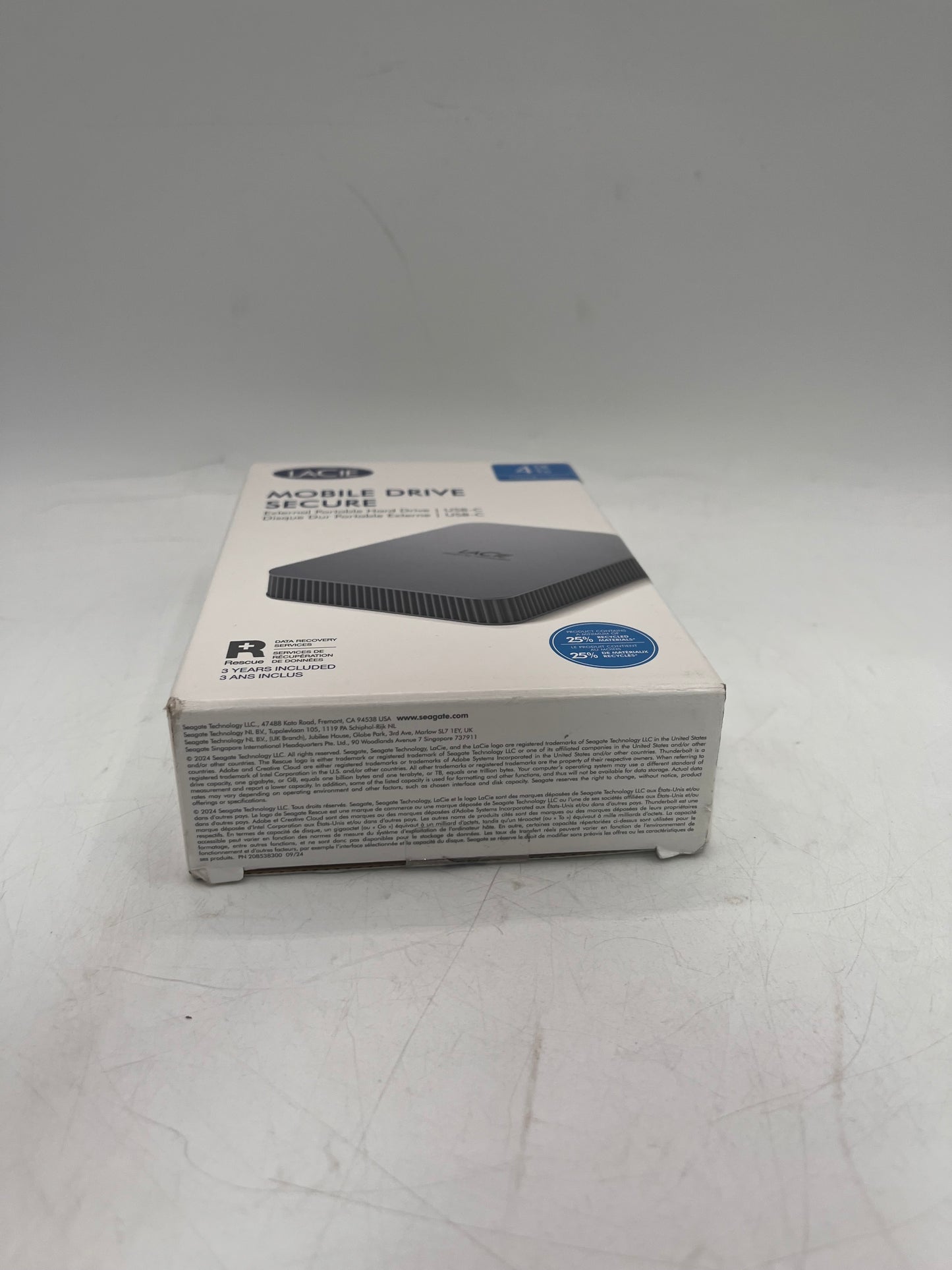 LaCie Mobile Drive Secure STLR4000400 4 TB Portable Hard Drive