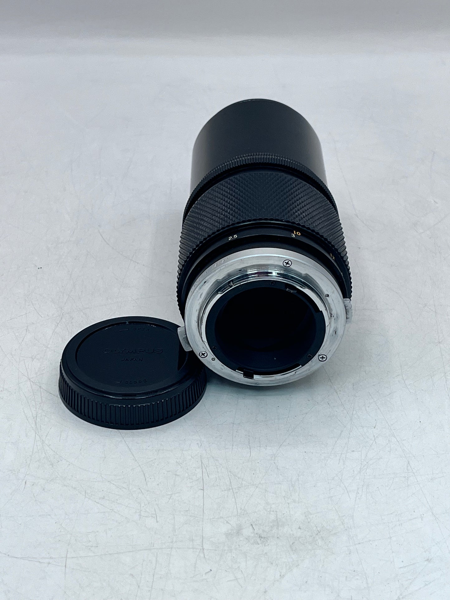 Olympus OM-System Zuiko Auto-T 200mm f/4 Camera Lens - Black
