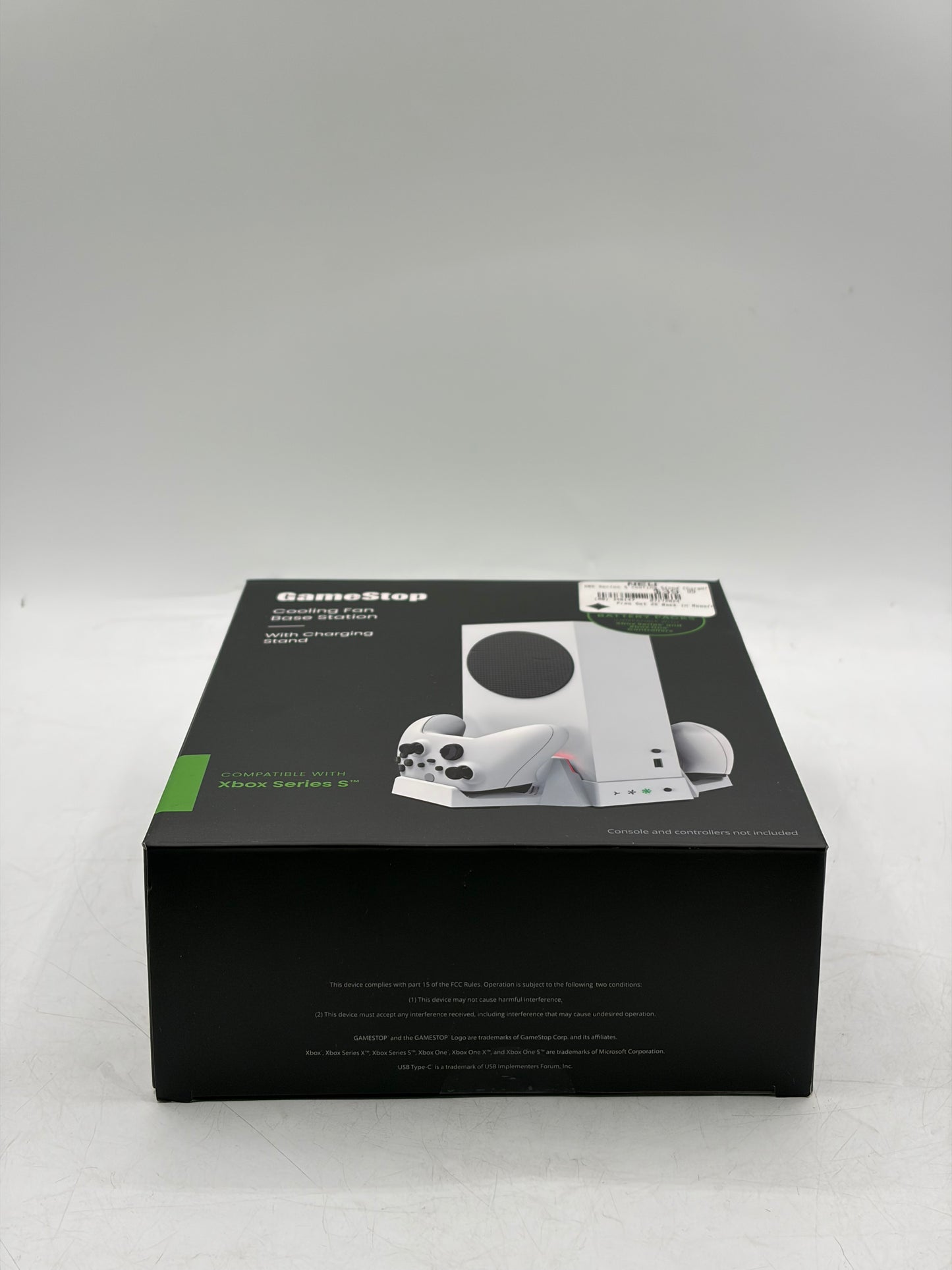 GameStop Cooling Fan Base Station with Charging Stand Black