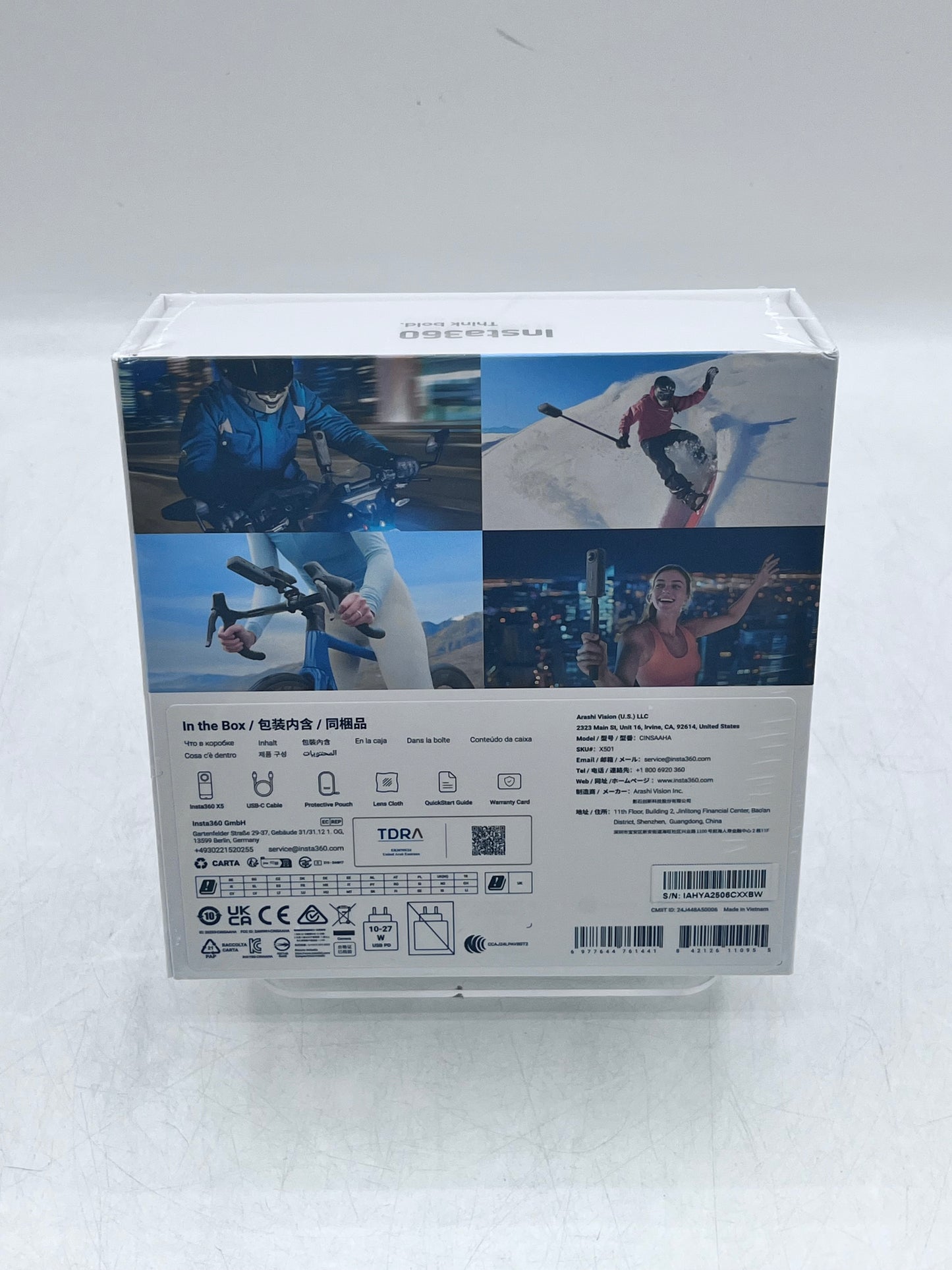 Insta360 X5 8K 360 Action Cam -  Black