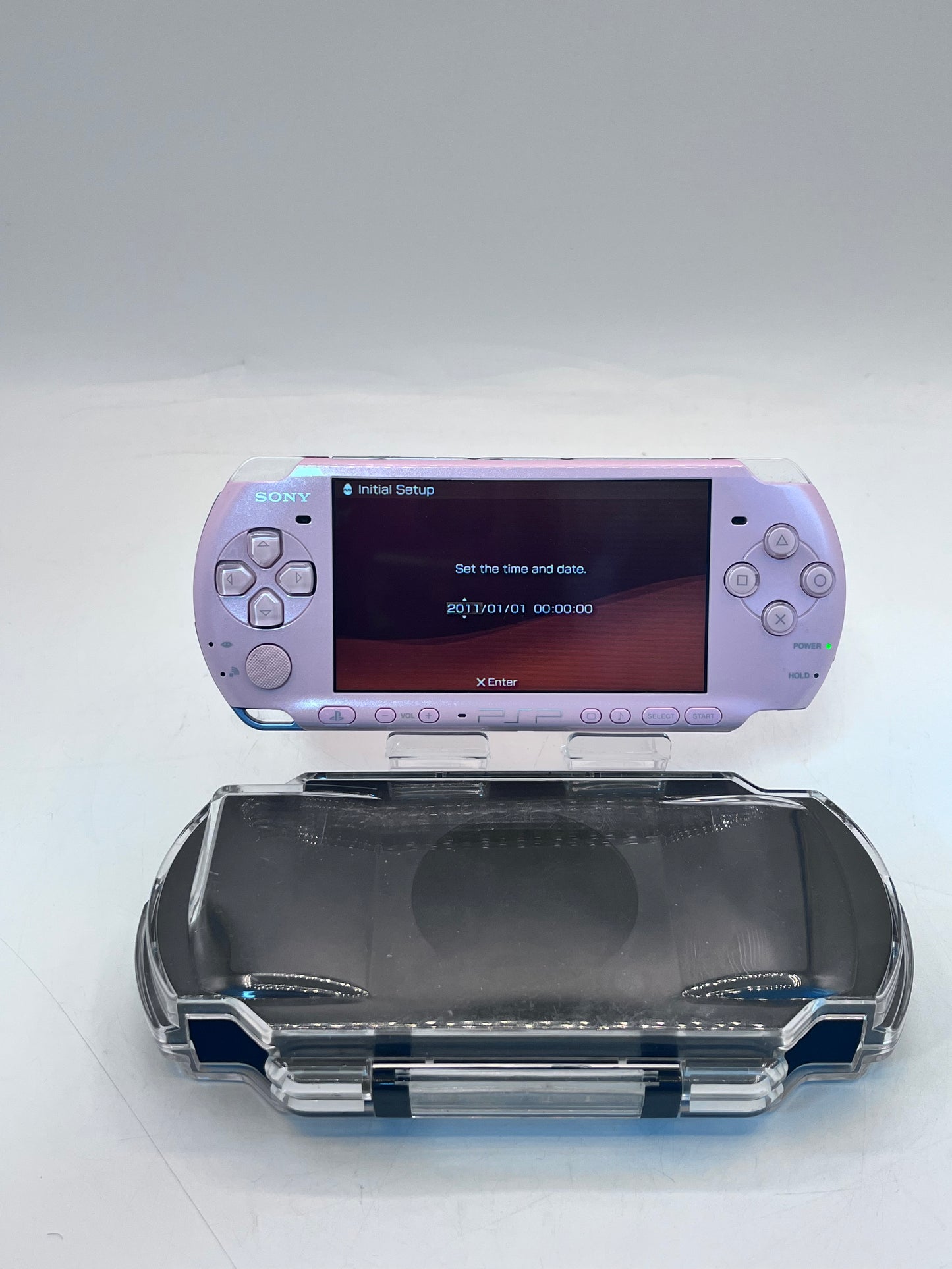 Sony PSP PSP-3000 Pink Video Game System Joycons