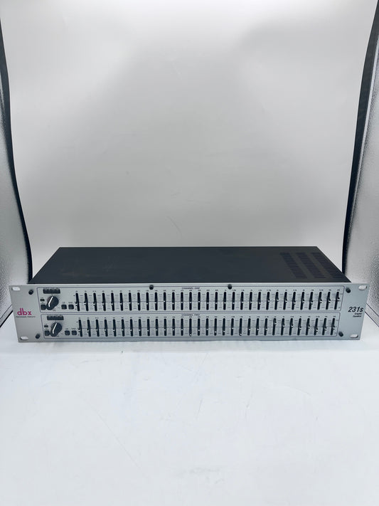 DBX 231S Dual Channel 31-Band Graphic Equalizer DBX231SV Tested Free Shipping