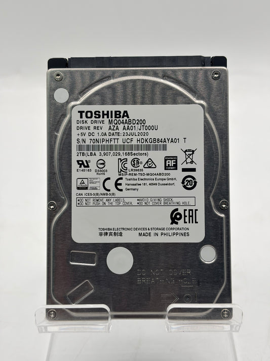 TOSHIBA 2TB MQ04ABD200 5400RPM 16MB 9.5mm 2.5" SATA 6Gb/s Internal Hard Drive