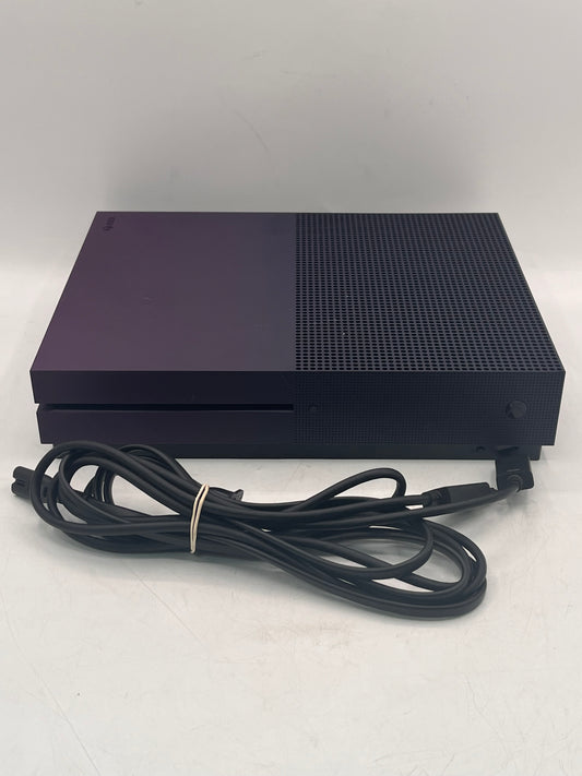 Xbox One S 1TB Console - Fortnite Special Edition -Purple Tested Free Shipping