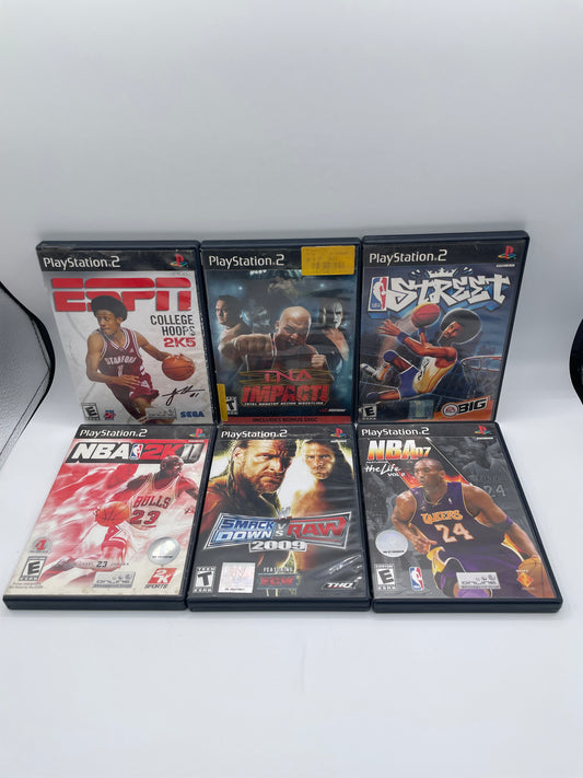Assorted Sony Playstation 2 Video Games Lot of 6