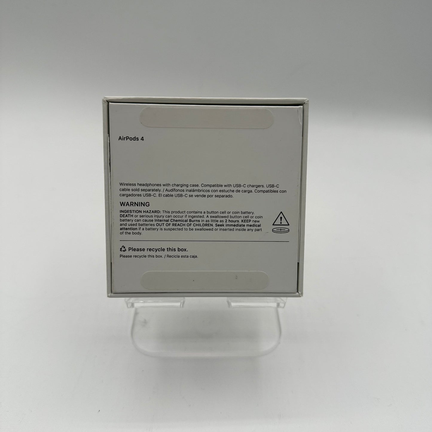 Apple AirPods 4th Gen Complete Set A3050 Bluetooth White 2024