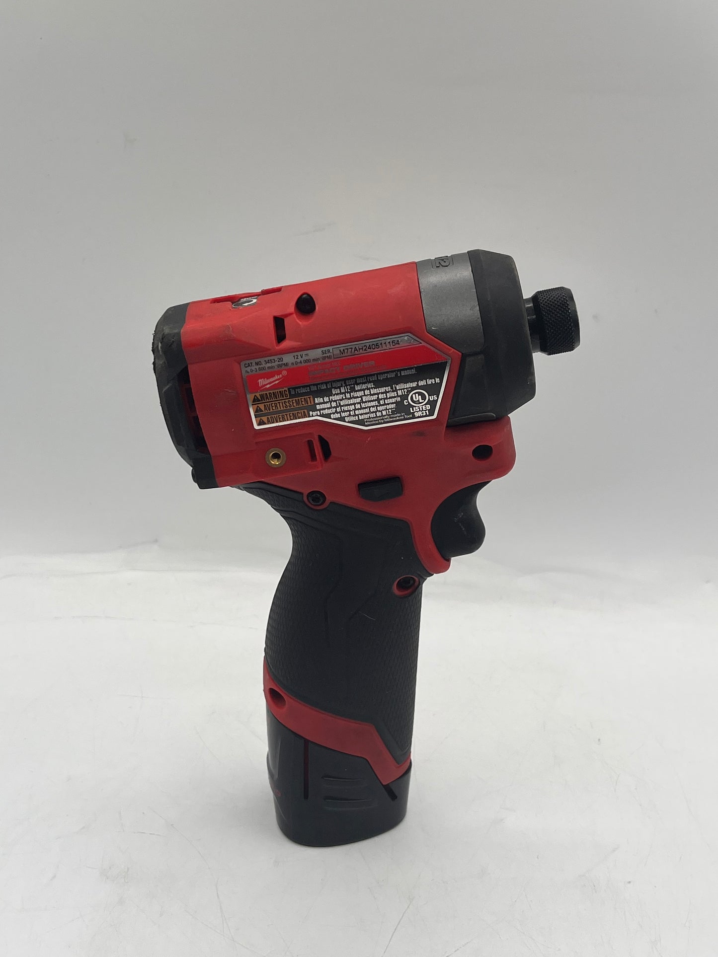 Milwaukee 3453-20 12V Fuel Cordless Hex Impact Driver