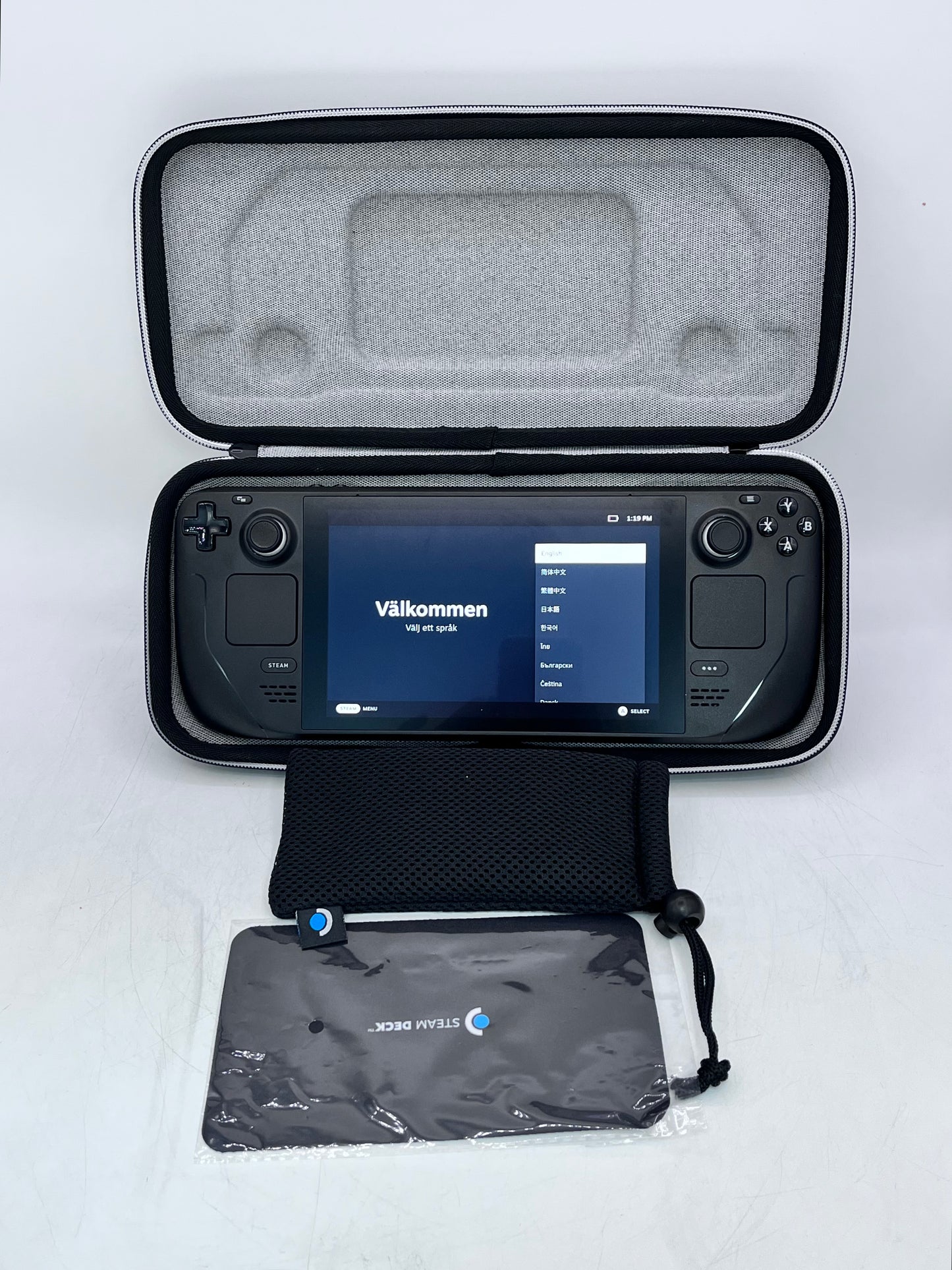 Valve Steam Deck 512GB Model 1010 Handheld Game Console With Case