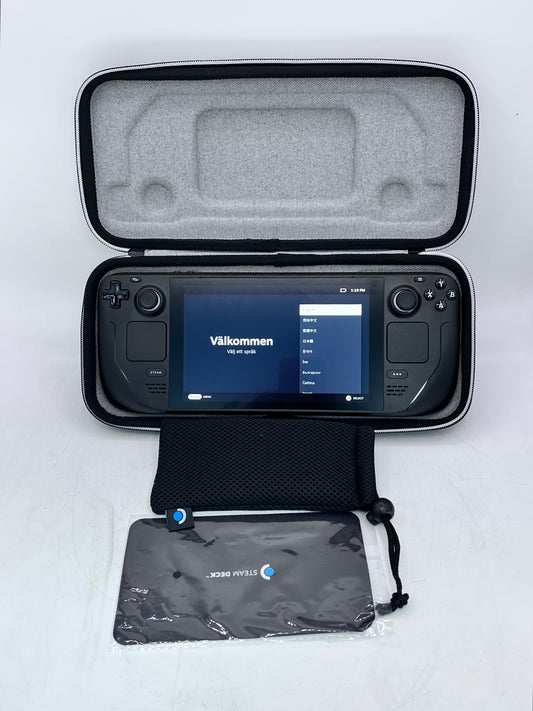 Valve Steam Deck 512GB Model 1010 Handheld Game Console With Case