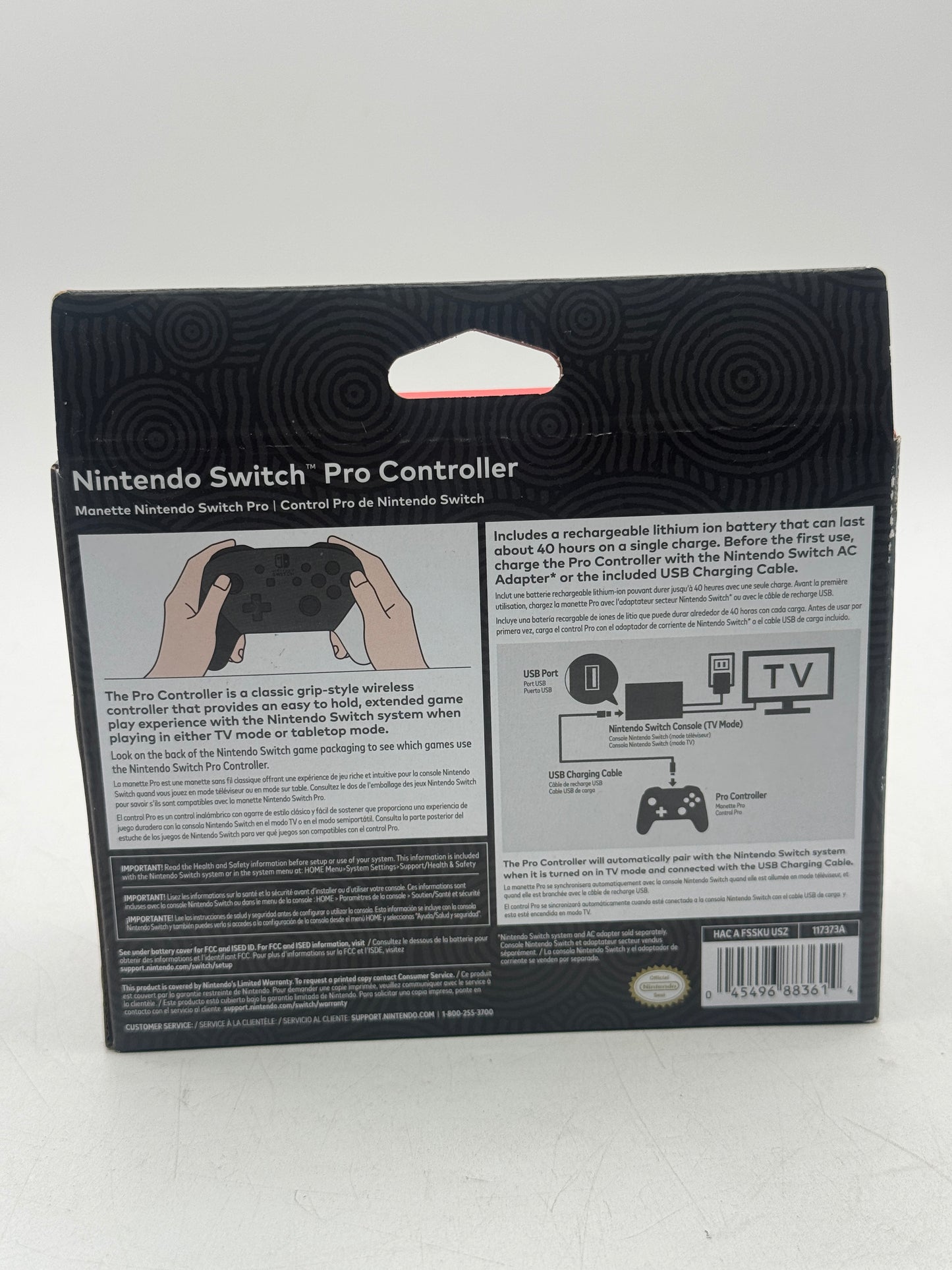 Nintendo Switch Pro Controller. The Legend of Zelda Tears of the Kingdom Edition SEALED