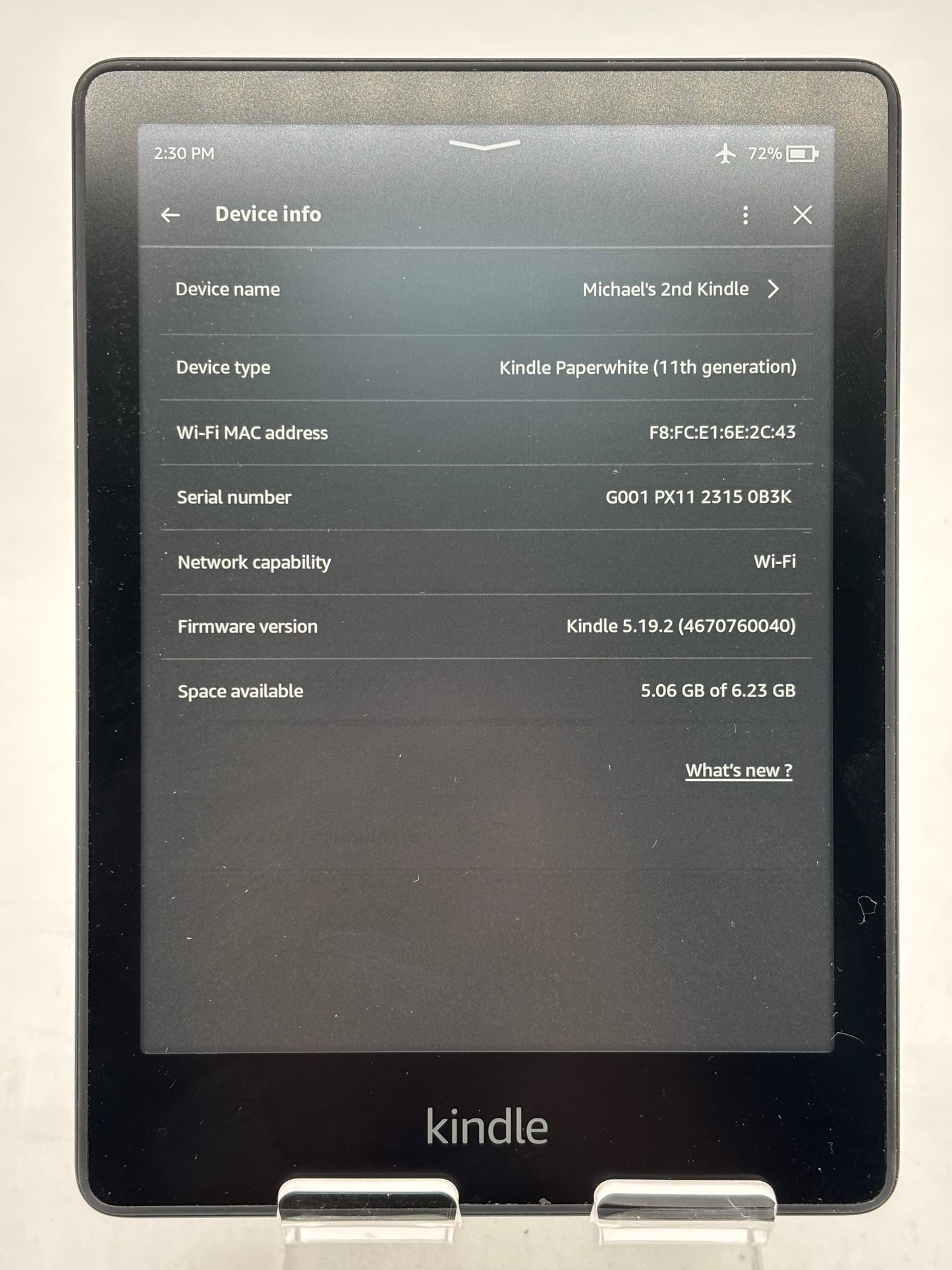 Amazon Kindle Paperwhite 11th Gen. 8GB, Wi-Fi, 6.8 inch Black w/ Case Free Shipping