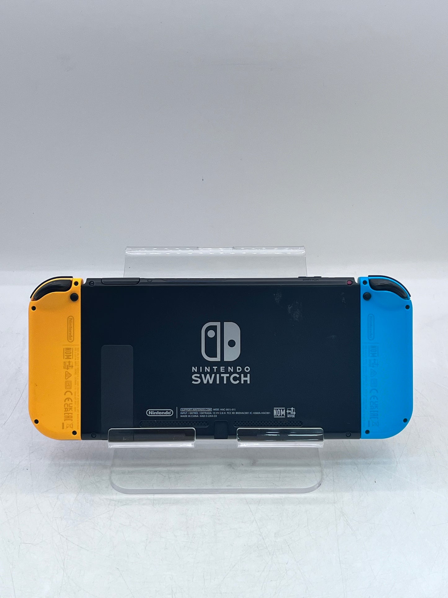 Nintendo Switch V2 Game Console  Black HAC-001(-01) with Blue/Red Joycon