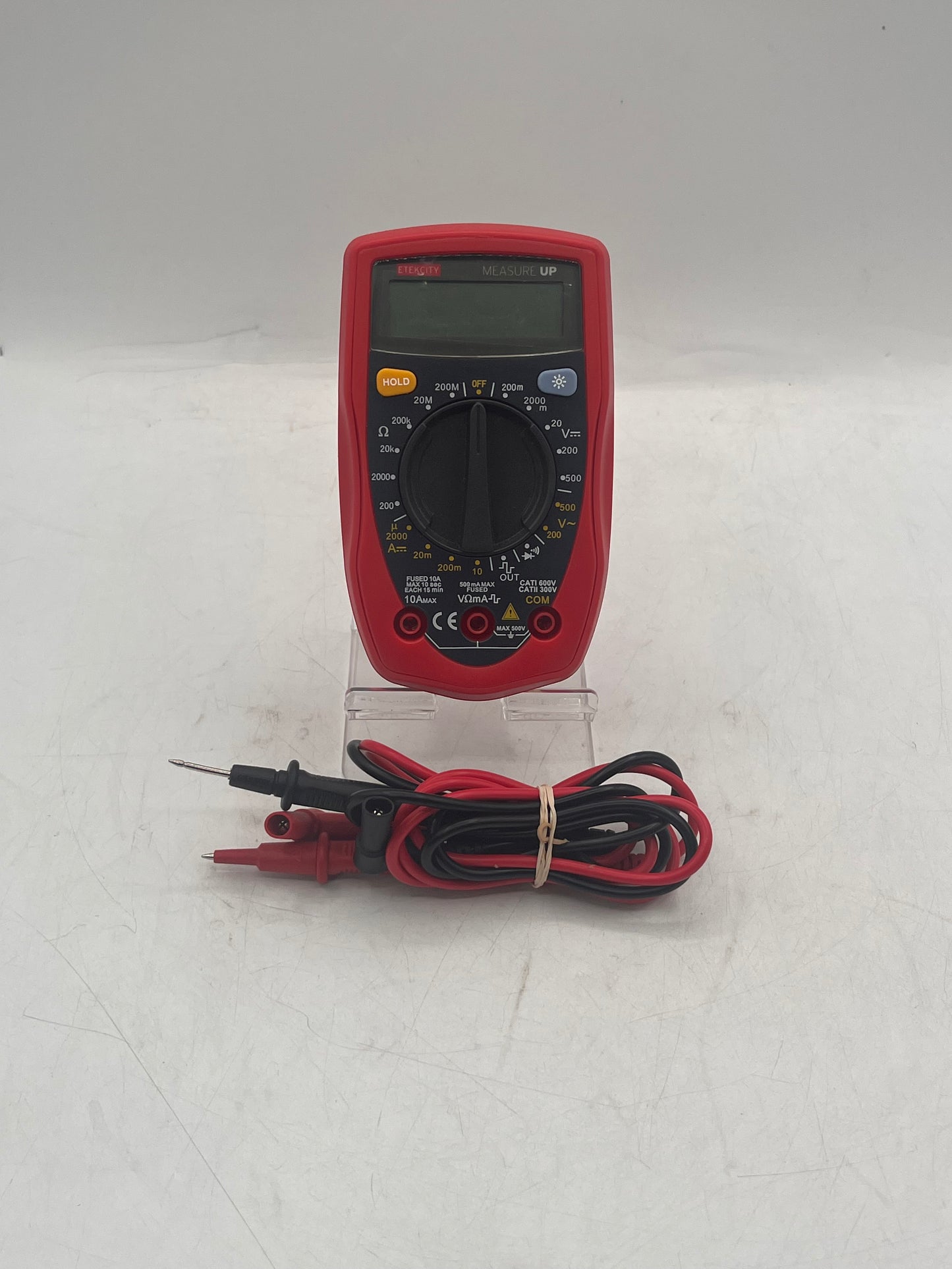 ETEKCITY MSR-R500 Digital Multimeter Red