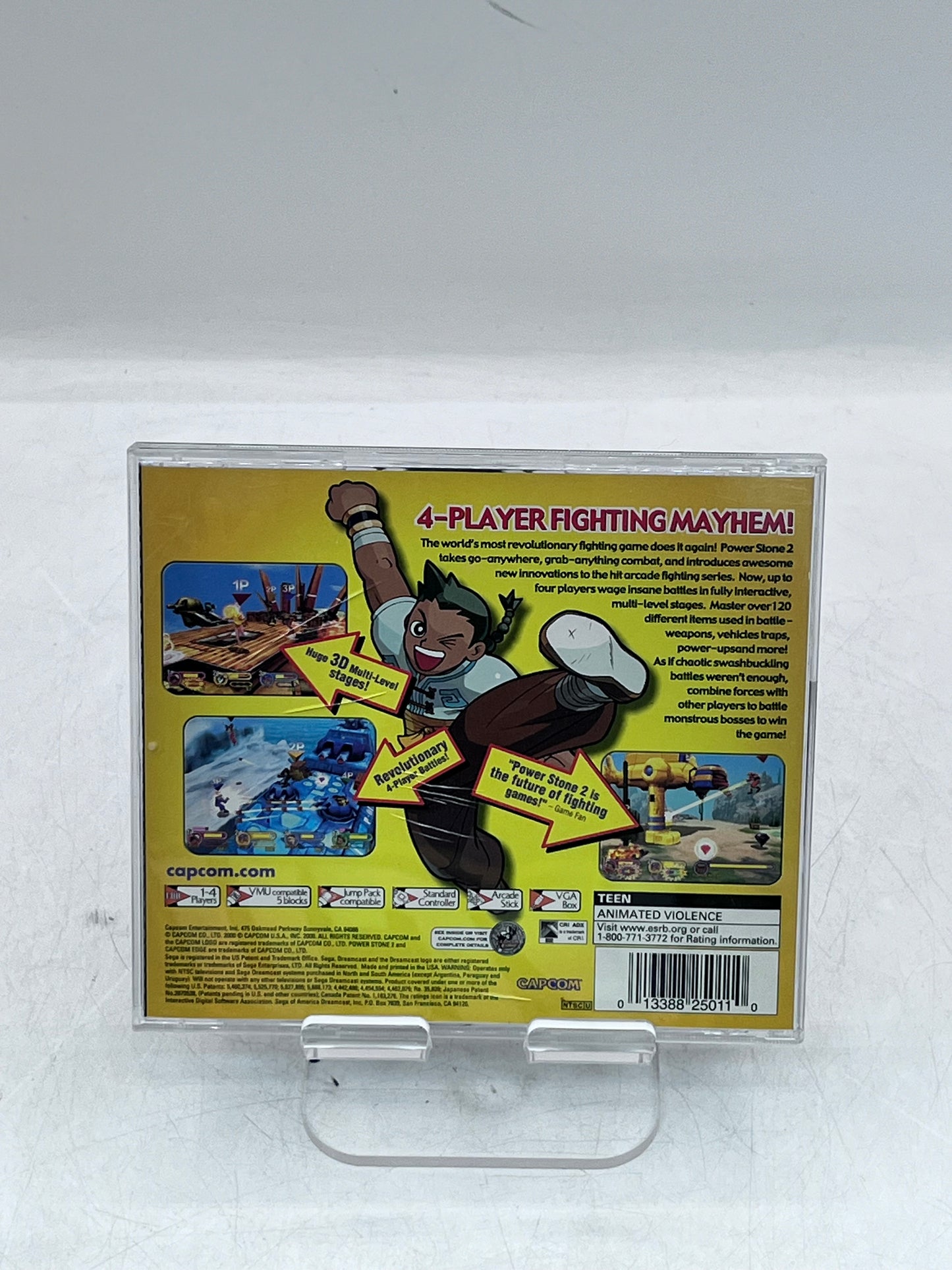 Power Stone 2 (Sega Dreamcast, 2000) Disc Only - Authentic & Tested