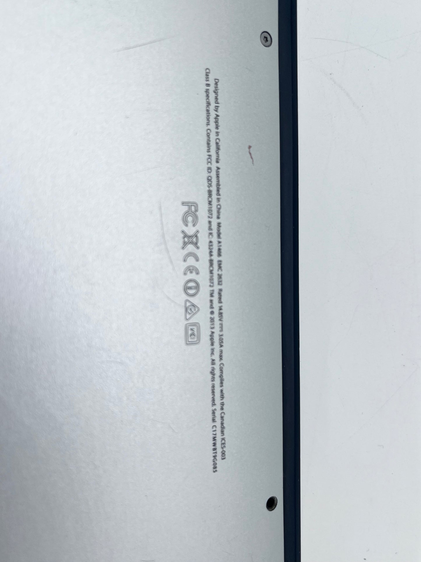 Apple MacBook Air 13" A1466 2015 Core i5 4GB 128GB Silver READ