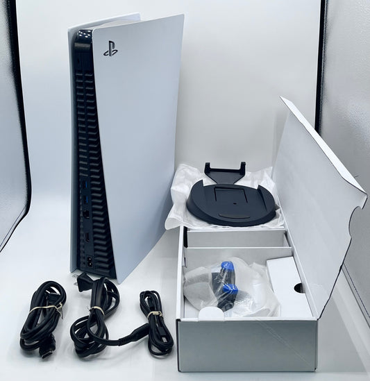 Sony PlayStation 5 Disc Edition PS5 825GB White Console Gaming System CFI-1215A