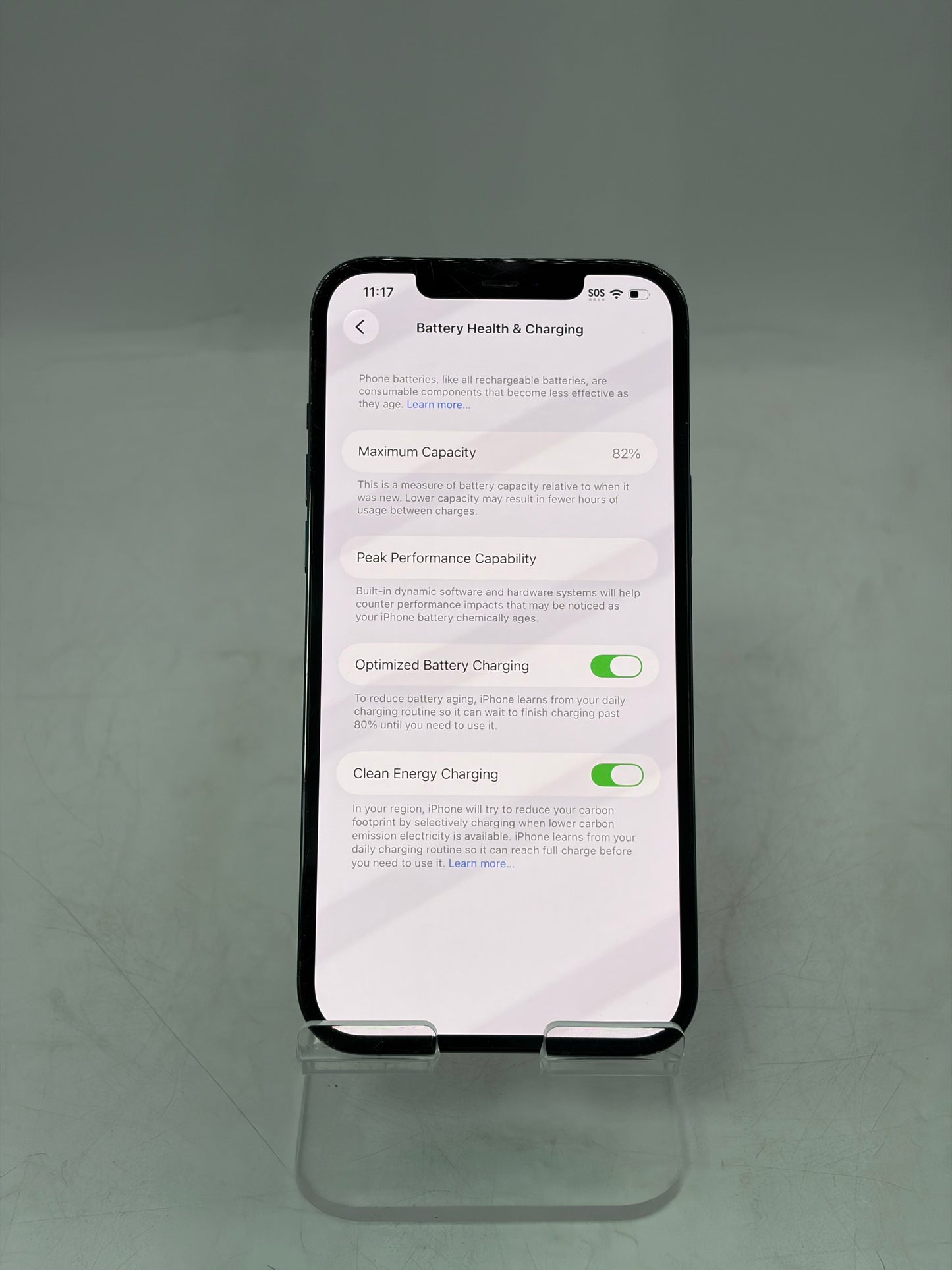 Unlocked Apple iPhone 12 Pro Max 128GB Blue A2342 MGCJ3LL/A READ