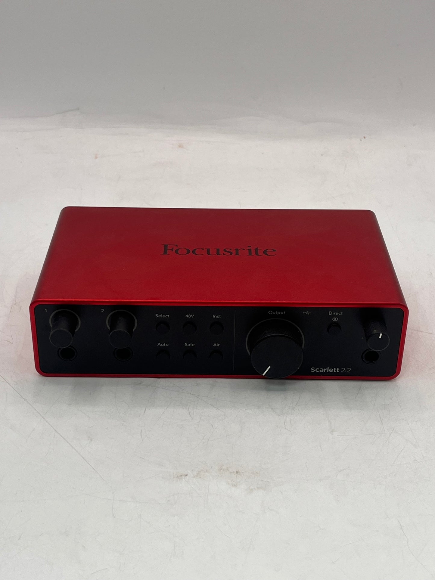 Focusrite Scarlett 2i2 4th Gen Audio Interface - Red