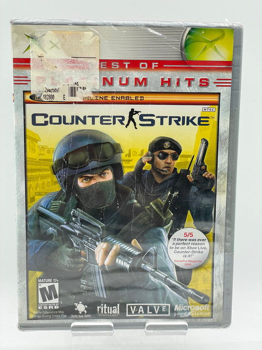 Counter Strike (Microsoft Xbox, 2003) Brand New Factory Sealed Black Label Platnium Hits