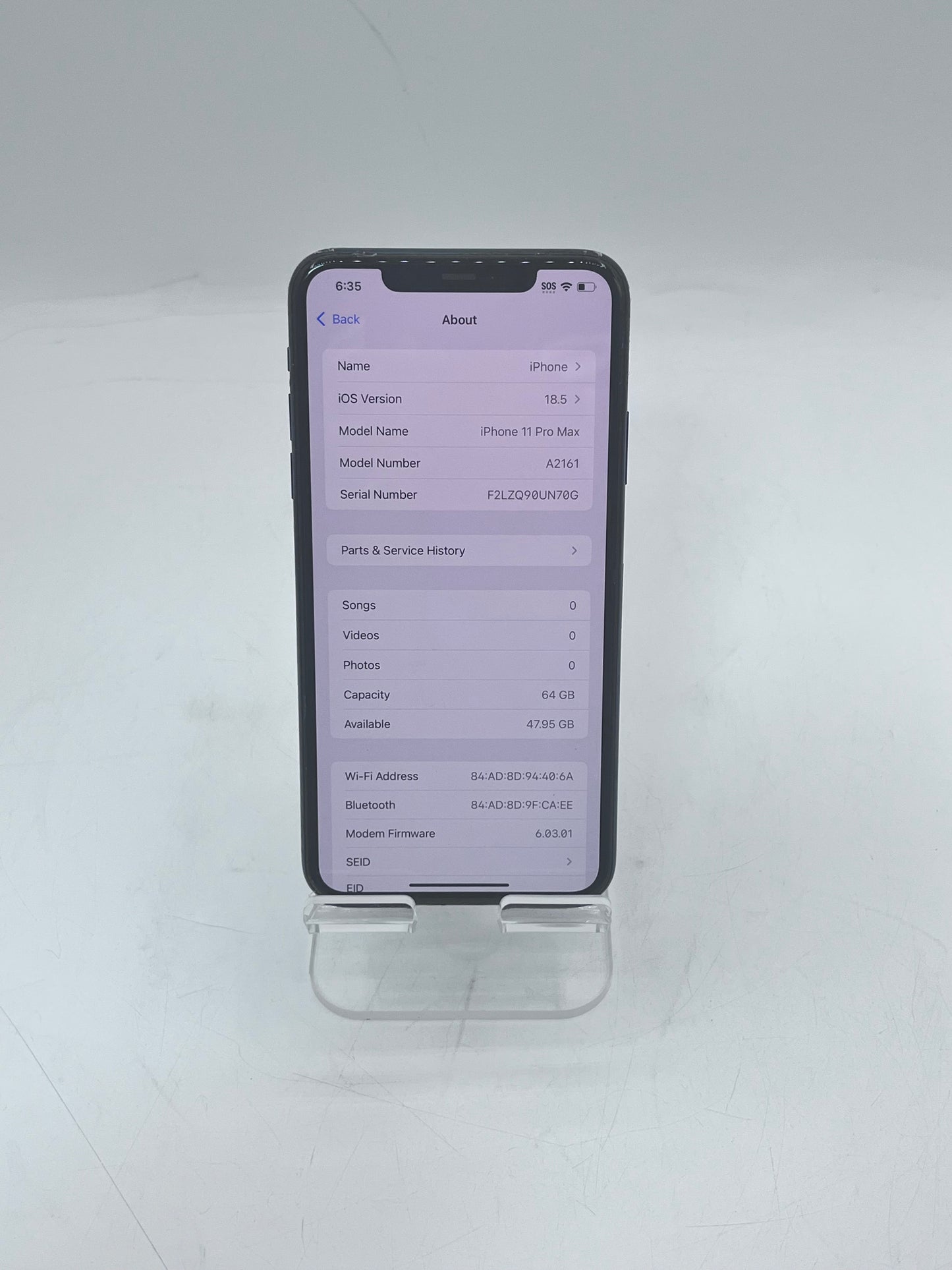 Apple iPhone 11 Pro Max A2161 MWFD2LL/A 64GB Green