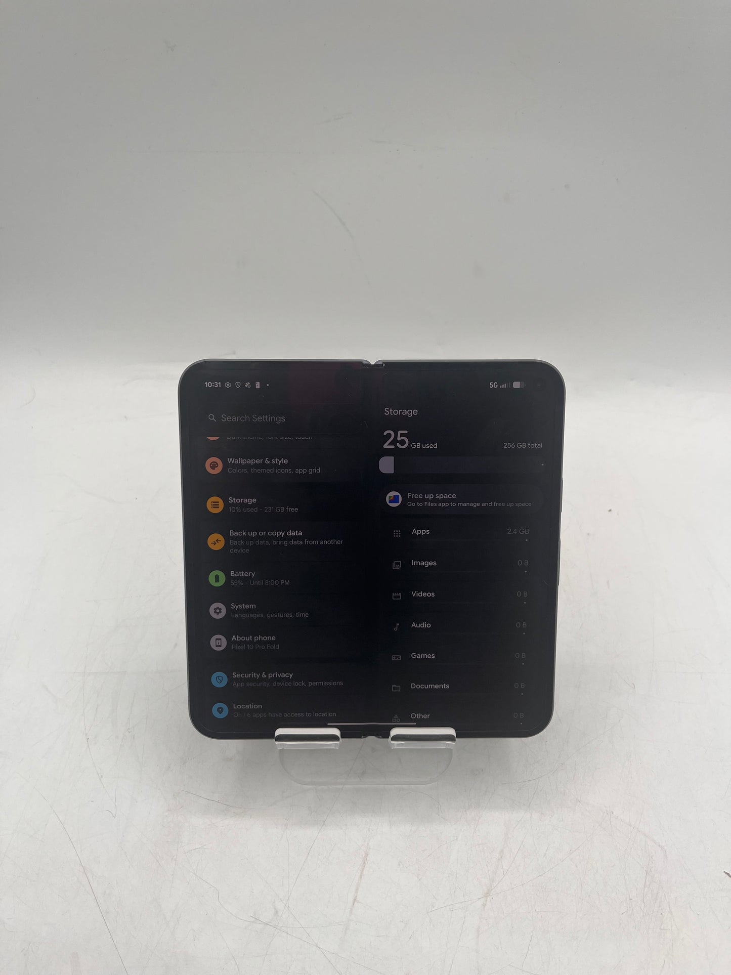 Wifi Only Google Pixel 10 Pro Fold 256GB 16GB Moonstone
