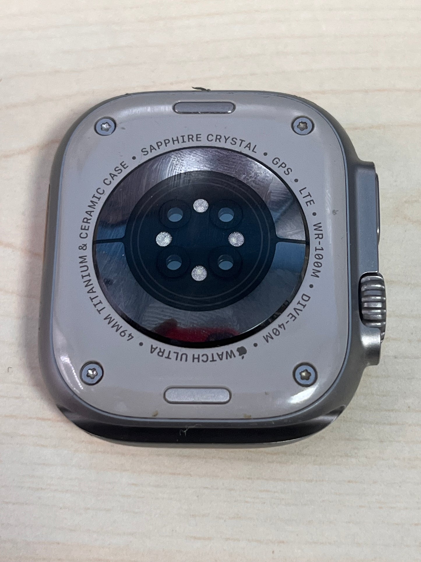 Apple Watch Ultra 2 A2986 49mm GPS + Cellular Unlocked Silver Titanium Smart Watch