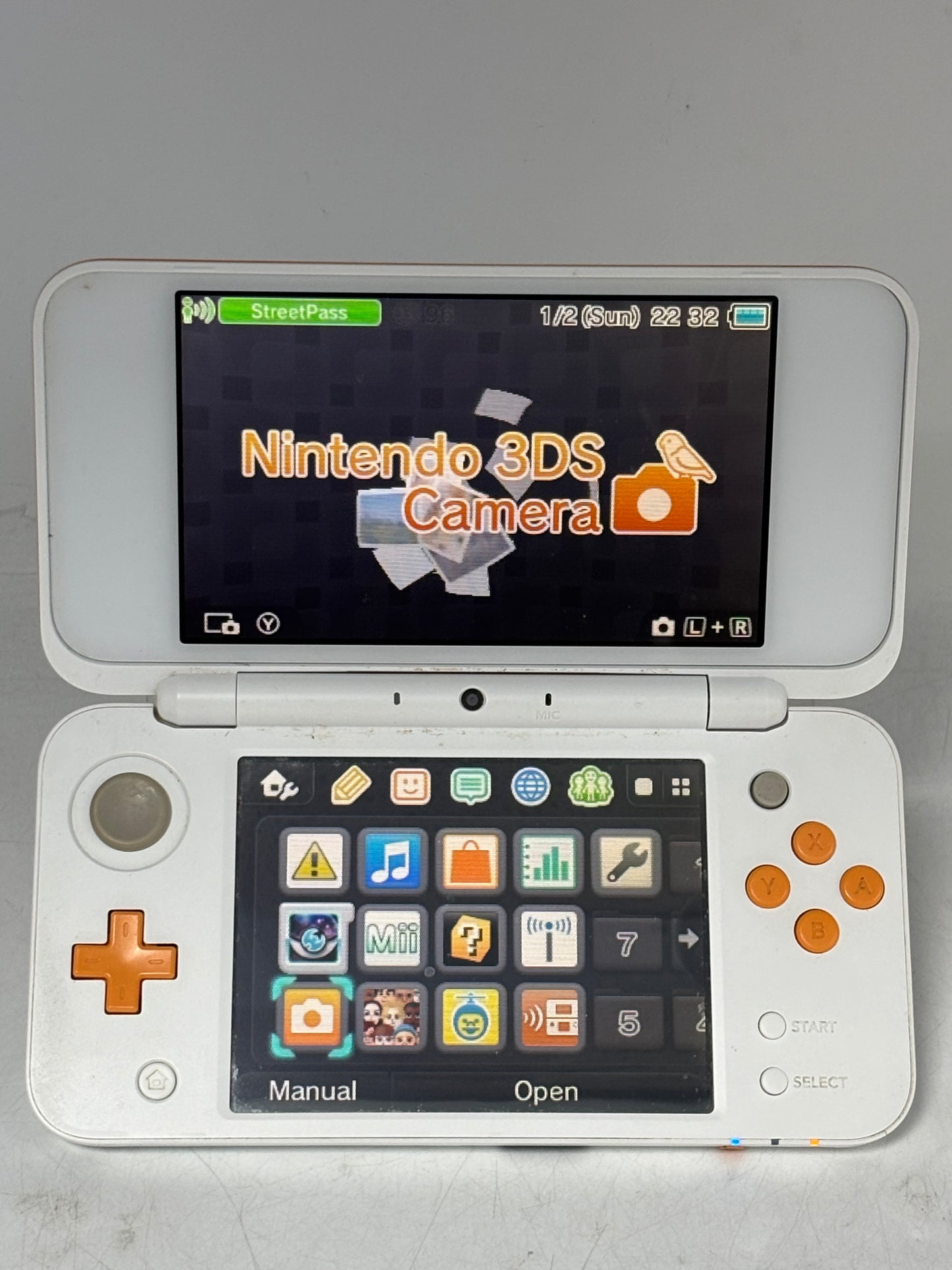 Nintendo 2DS XL (JAN-001) 2017 Multi-Colored Used B Tested Working NO STYLUS