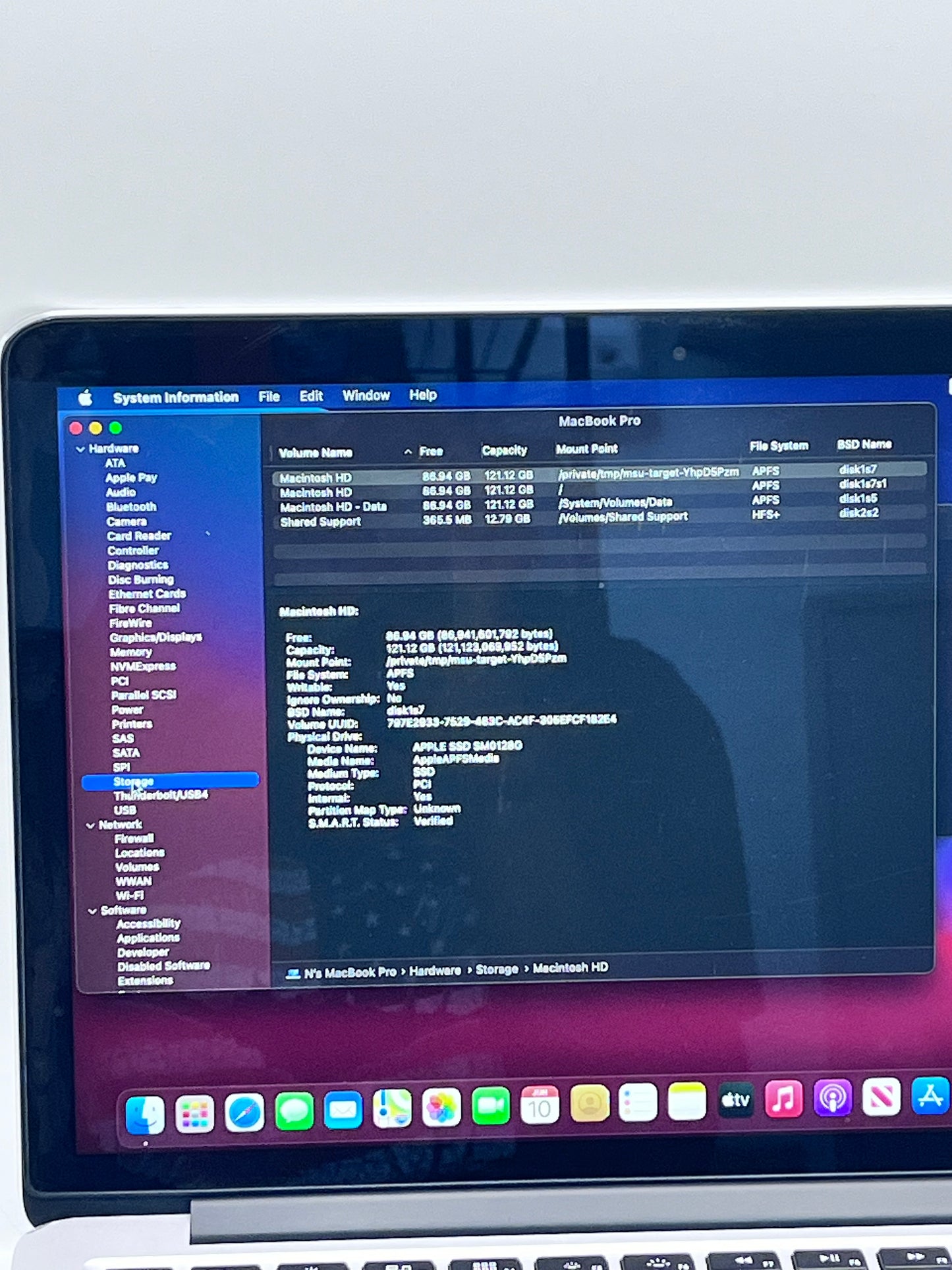Apple MacBook Pro A1502 MF839AB/A 13" 8GB RAM 128GB (2015) - Space Gray Arabic Keyboard