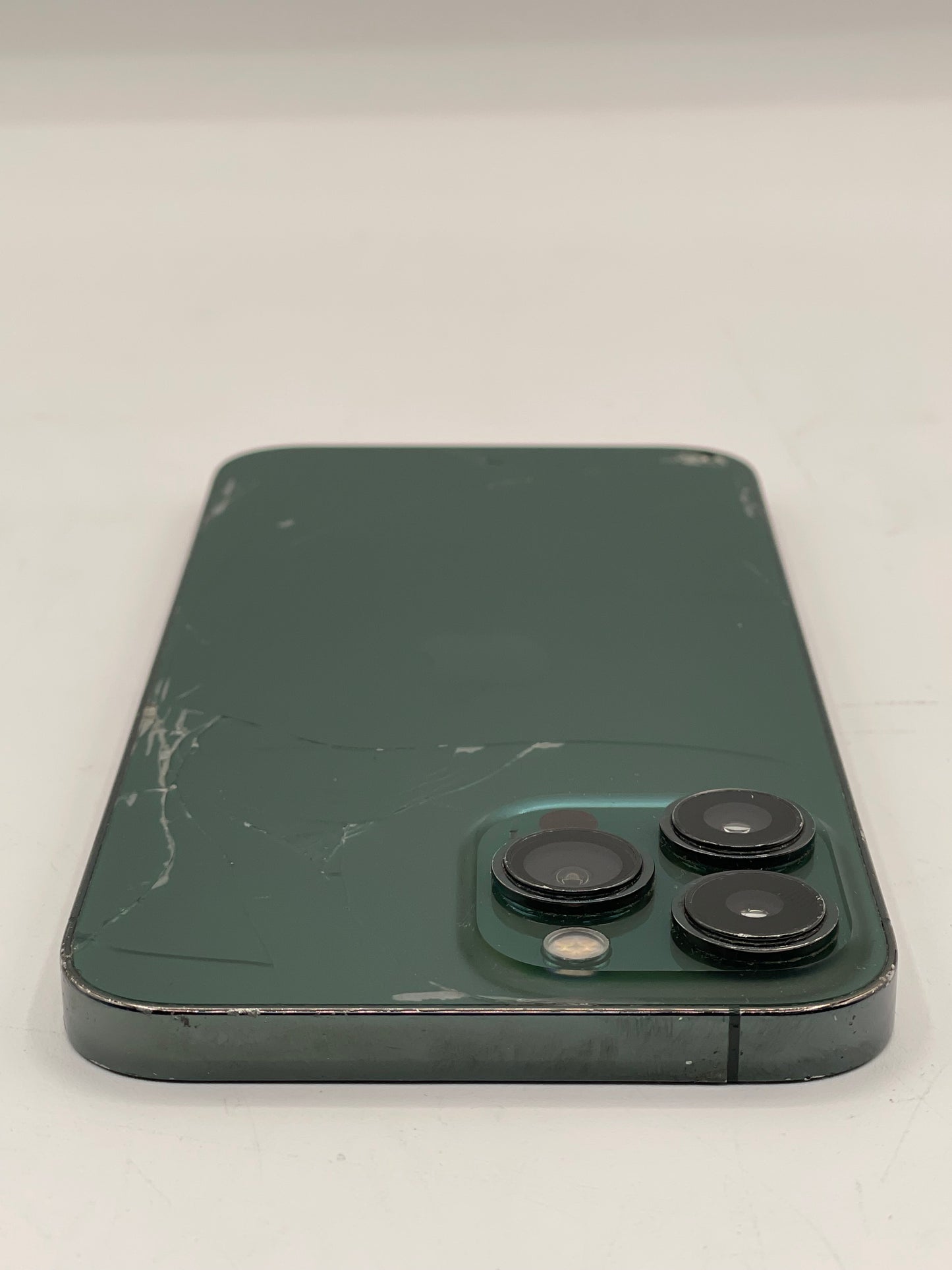 Apple iPhone 13 Pro Max 128GB Unlocked - Green - Cracked Back 87% Battery