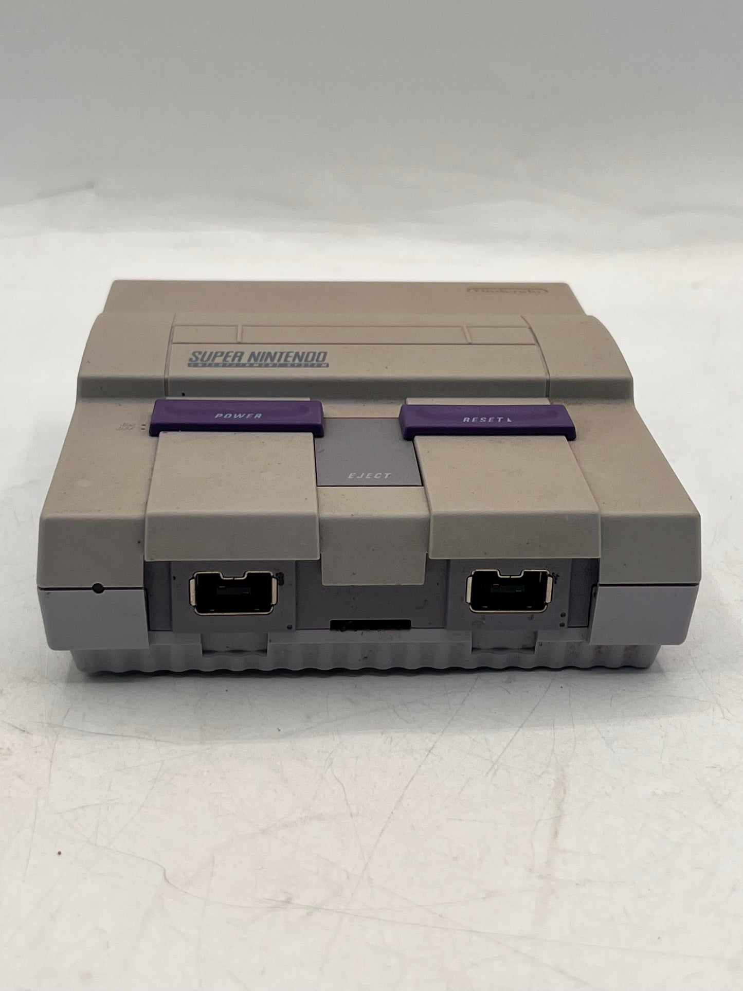 Nintendo Super NES Control Deck CLV-201 Video Game System Silver