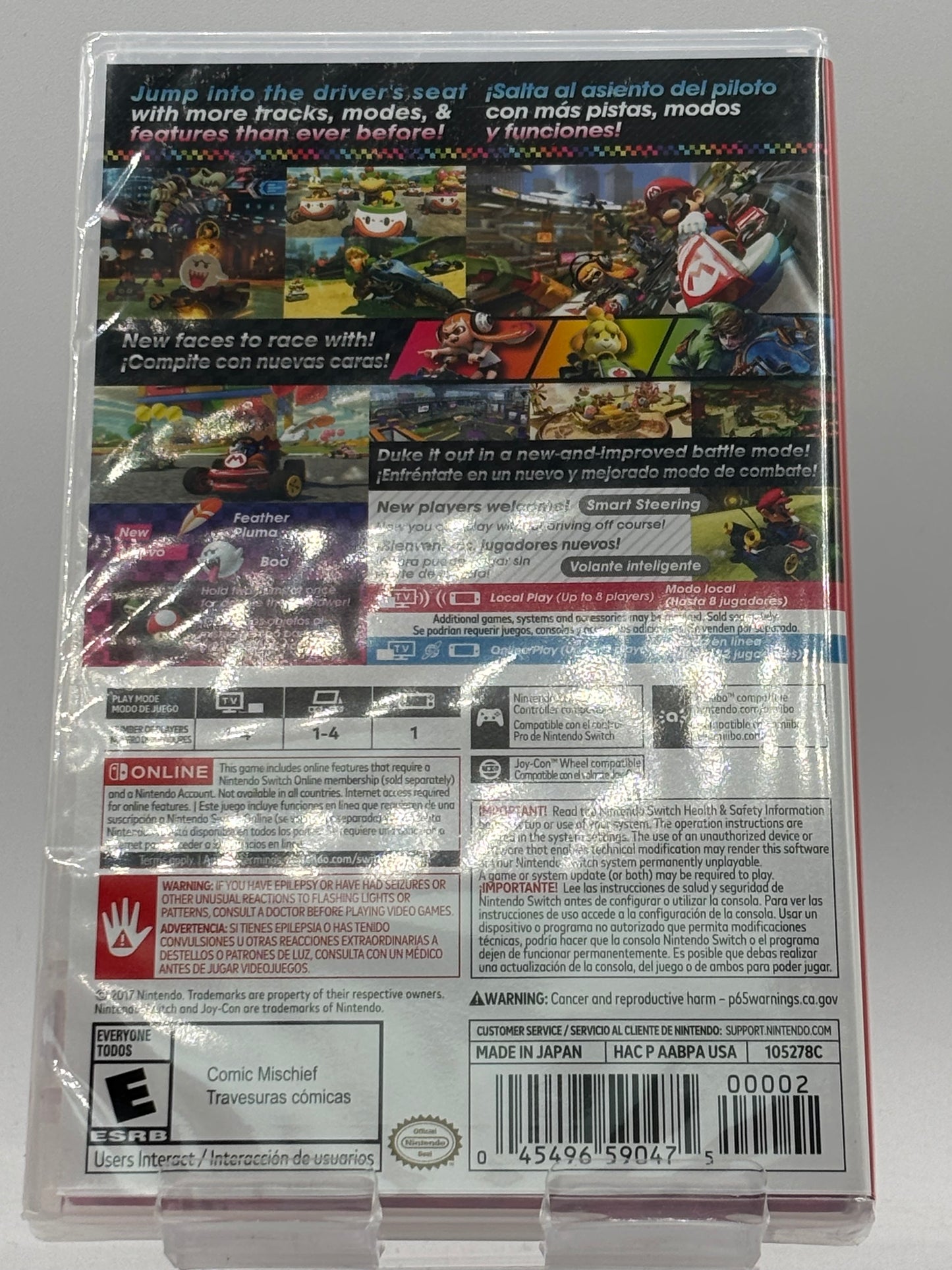 Nintendo Switch--Mario Kart 8 Deluxe--NEW IN BOX